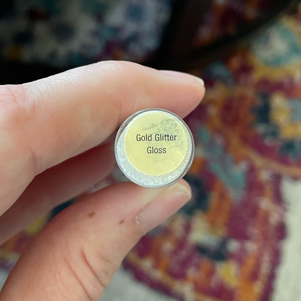 Lipsense Gold Glitter Gloss - NIB